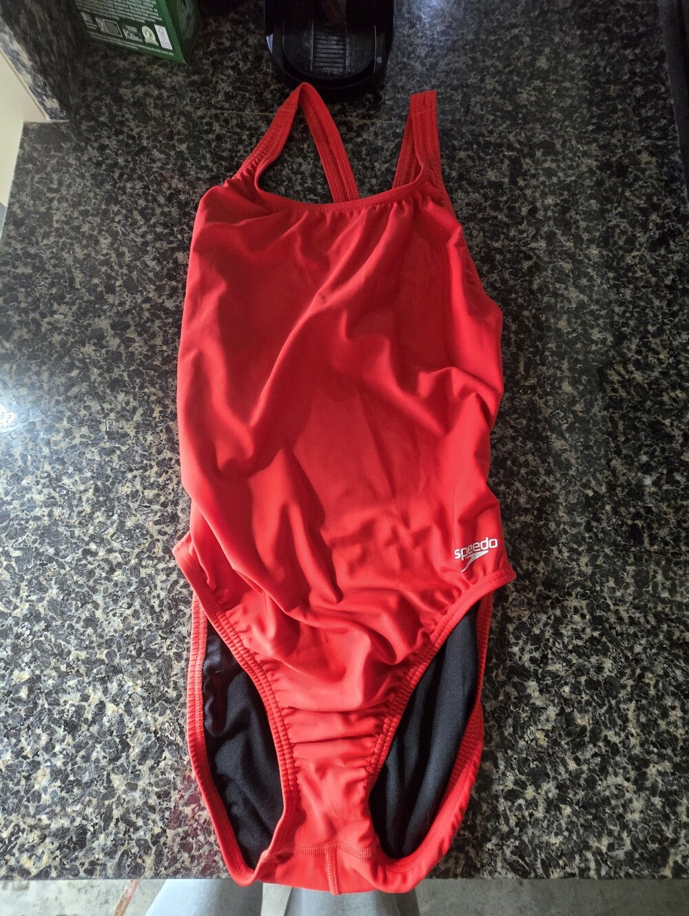 Speedo Pro LT Red One-Piece Swimsuit Size 12/38
